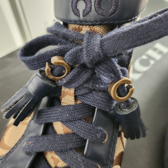 Coach Fashion Hightop Sneakers - Picture 4 of 10